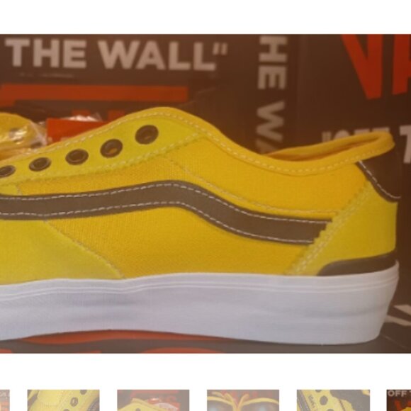 Vans Chima Pro 2 Gold Black Size US 11.5 Men's New Rare Extra Laces VN0A5HEPZX2 - Picture 6 of 11